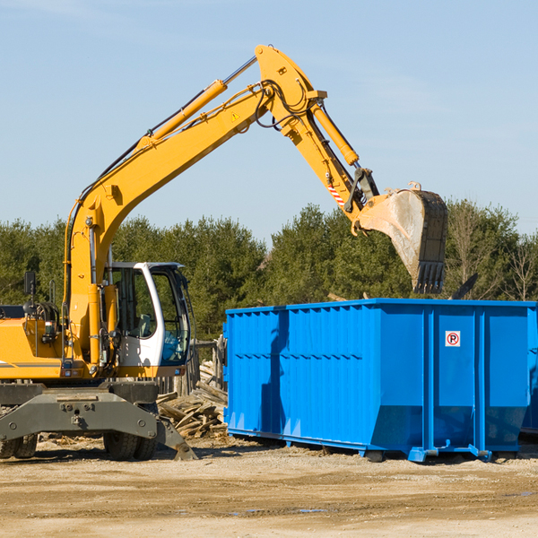 what are the rental fees for a residential dumpster in West Park